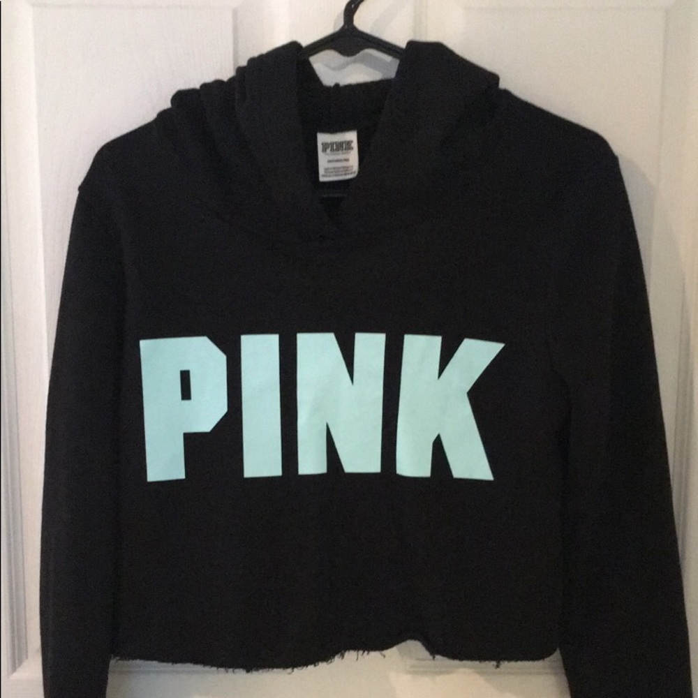 PINK cropped hoodie